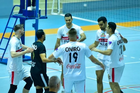 كرة طائرة.. الزمالك يفتتح مشواره في البطولة العربية بالفوز على السيب العماني